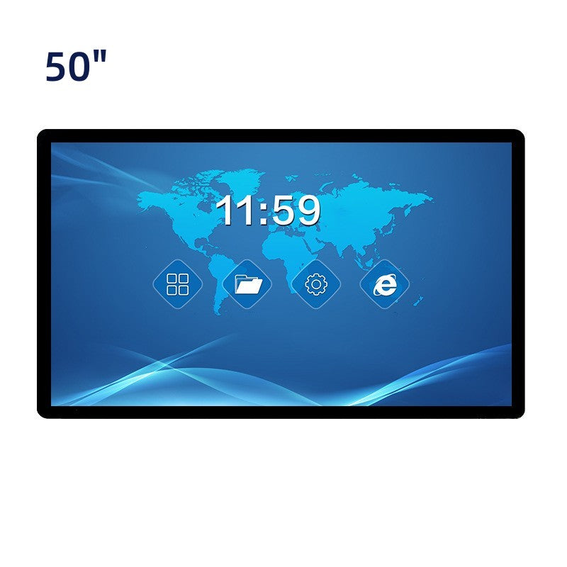 50-inch interactive big touchscreen display monitor 2K or 4K resolution