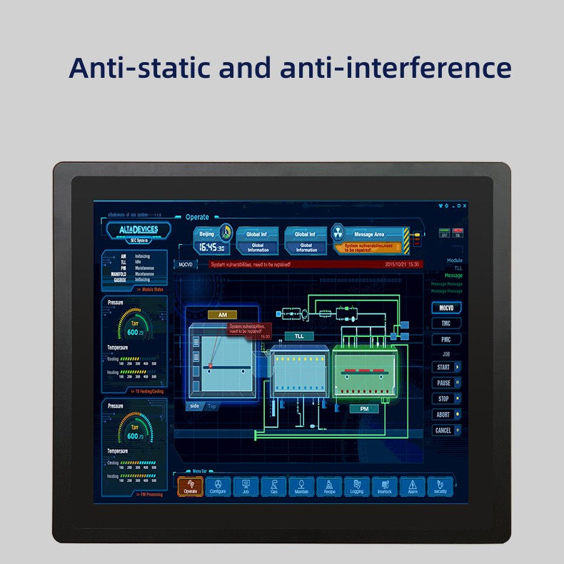 17.3" industrial touch screen panel PC with Intel CPU & rich interfaces