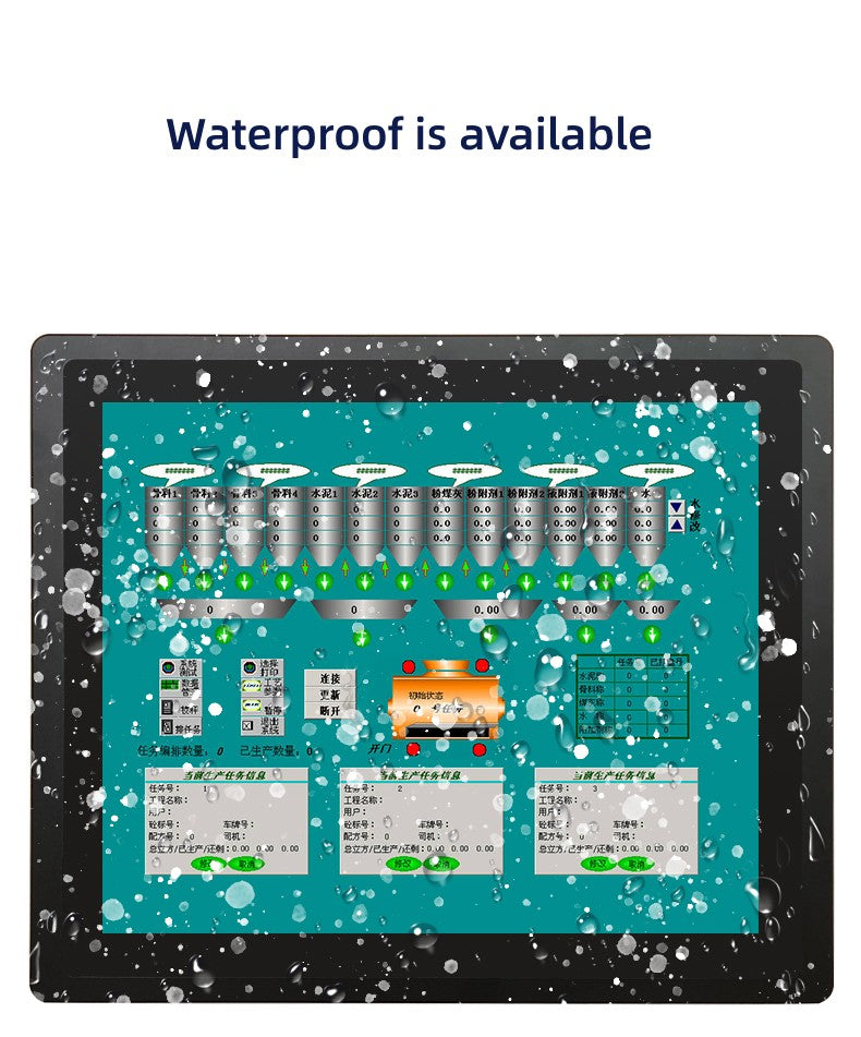 10.4" industrial touchscreen computer with Intel CPU and rich interfaces