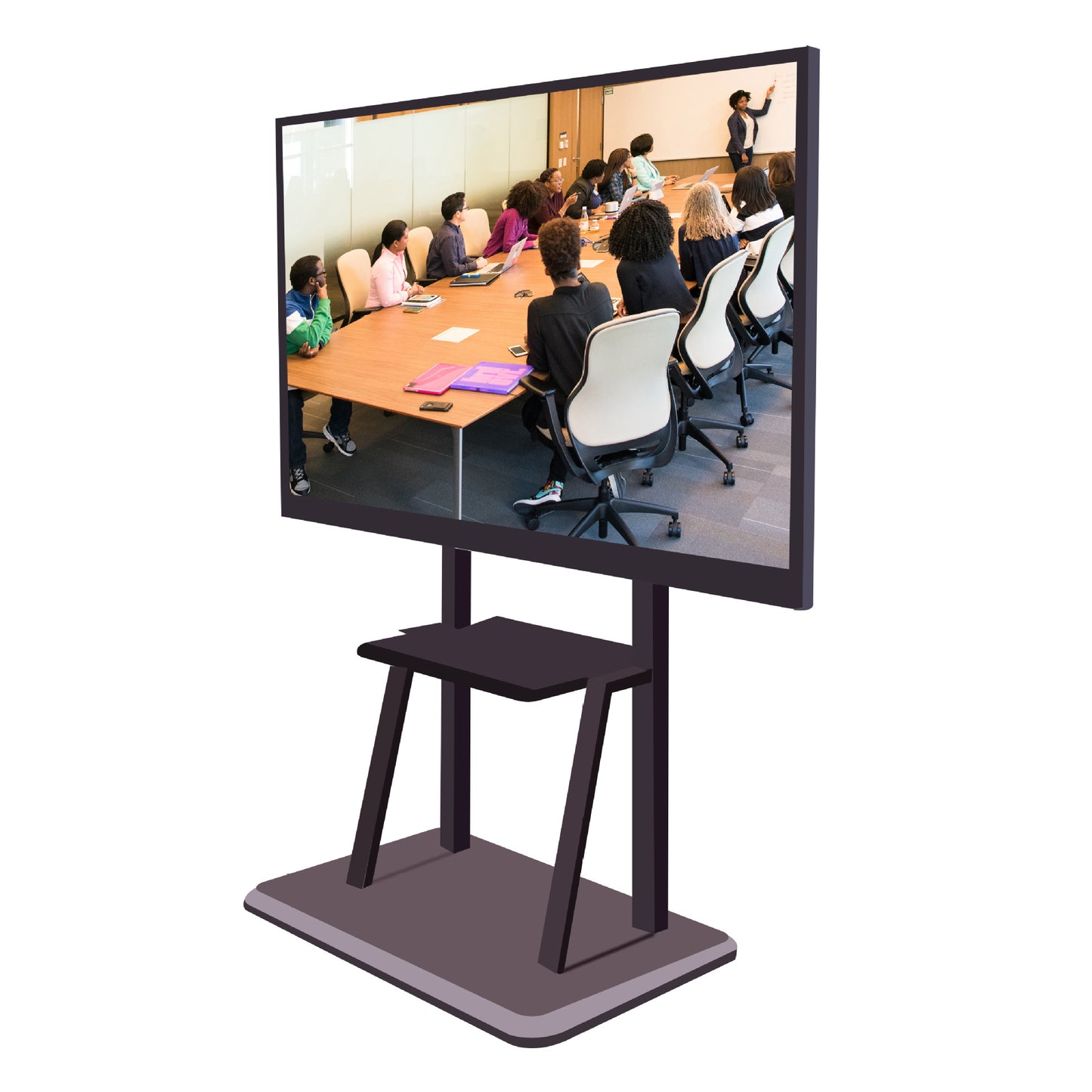 98" large interactive touch screen monitor 4K resolution and multi-functions