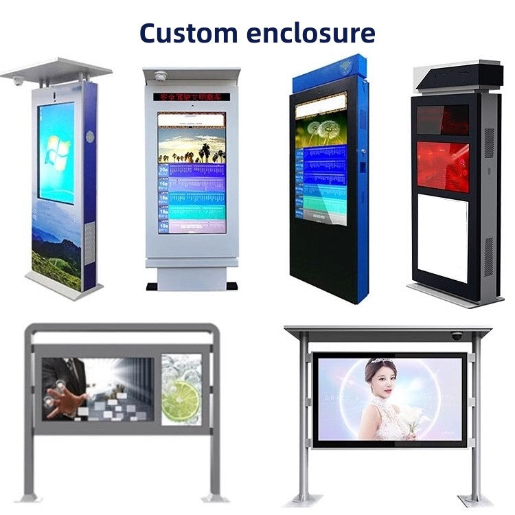 110인치 실외 방수 LCD 디스플레이 모니터 IP65~IP69 고휘도 화면