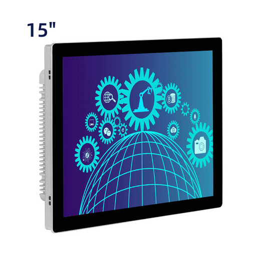 15-inch waterproof LCD monitor indoor or outdoor rich interfaces