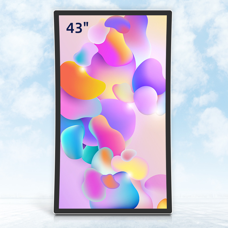 43-inch UHD curved touch screen monitor PCAP HDMI 3840x2160 – WARMERT