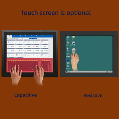 19" fanless interactive touch screen panel PC LCD screen