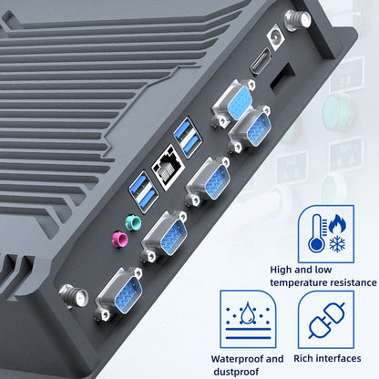 Model R industrial panel PC fanless 2G to 16G DDR4 64G SSD to 2T