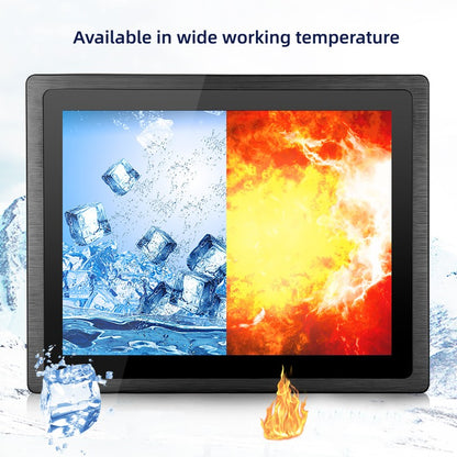 17" waterproof touch screen monitor capacitive or resistive IP65 to IP69