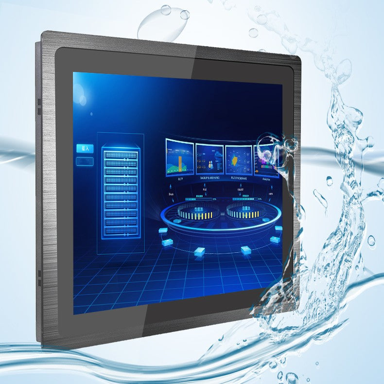 23.8" waterproof PC monitor rugged screen multi-interfaces